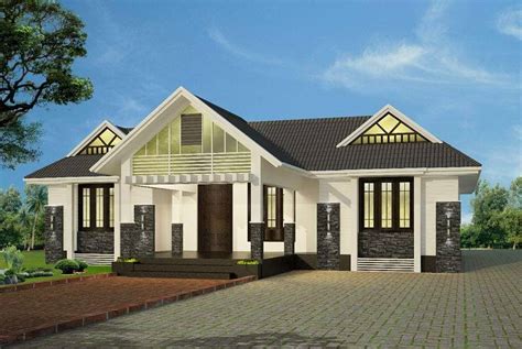 2025 Square Feet 4 Bedroom Kerala Style Sloped Roof Modern Single Floor
