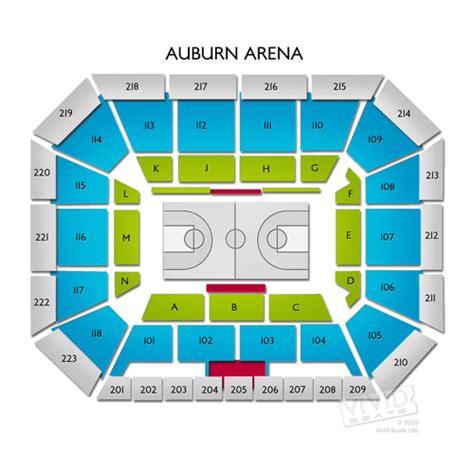 Auburn Arena Seating Chart Vivid Seats