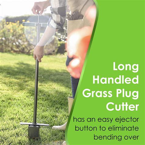 Yard Butler Sod Plugger Turf Cutter And Grass Plug Tool For Zoysia St