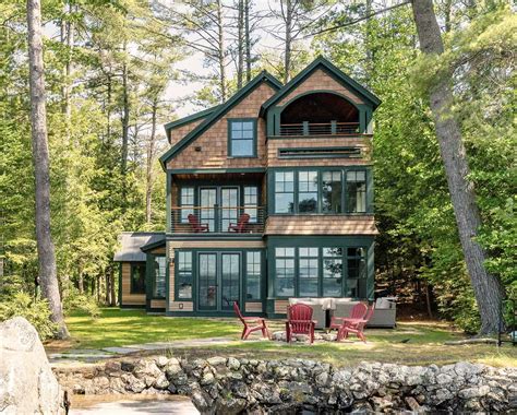 Escape To This Serene Craftsman Lake House In New Hampshire