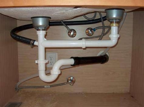 Diagrams and helpful advice on how kitchen and bathroom sink and drain plumbing works. Slow Draining Kitchen Sink Dishwasher - Wow Blog
