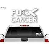 Fuck Cancer Car Truck Window Decal Sticker Laptop Decal Sticker Macbook Decal Sticker Wall