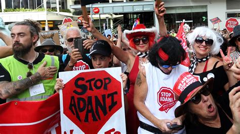 Adani Protest Convoy Faces Hostile Welcome The Courier Mail