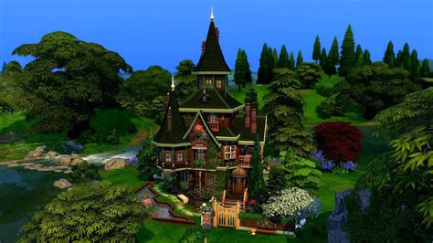The Sims 4 Speed Build Quirky Witchs House Collab W Msgryphi