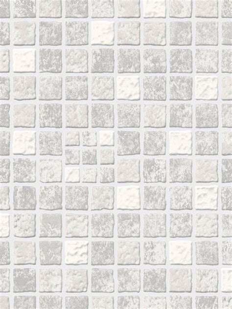 Contour Earthen Mid Grey Tile Wallpaper Shopstyle Decor