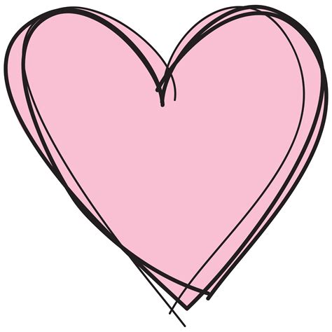 Pink Heart Clipart Riset