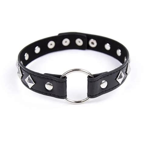Buy Punk Gay Leather Collar Neck Corset Sexy Leash
