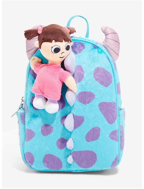 her universe disney pixar monsters inc boo and sulley plush mini backpack boxlunch exclusive