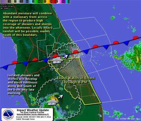 System Brings Heavy Rains Flood Watch To Florida Peninsula