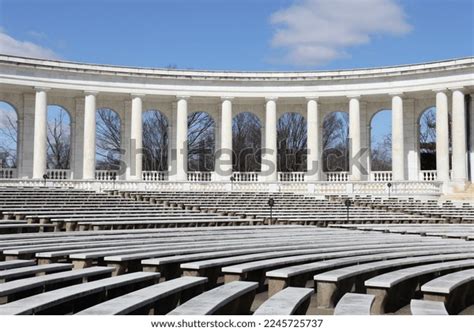 Memorial Amphitheatre Arlington National Cemetery Stock Photo