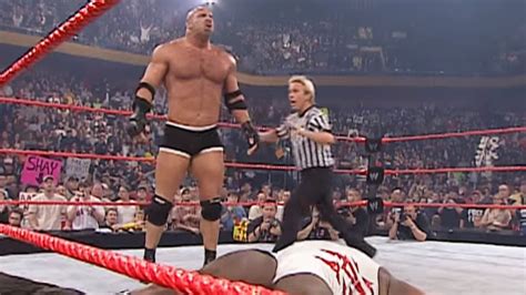 Goldberg Vs Mark Henry Raw Oct 6 2003 Youtube