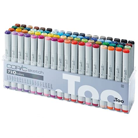 Copic Classic Marker Basic Colours 72 Pack A Stationery And Pens From