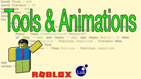 Roblox Scripting Tutorial 14 Tools And Animations Youtube