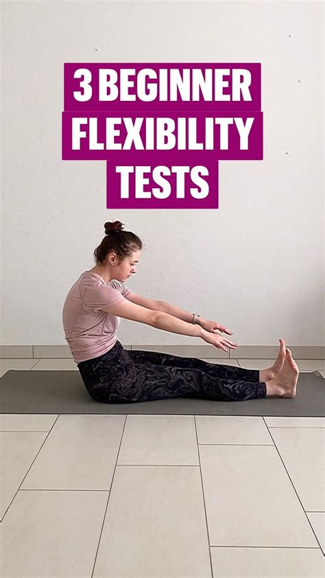 3 Beginner Flexibility Tests Fitnessübungen Fitness Gesundheit Und