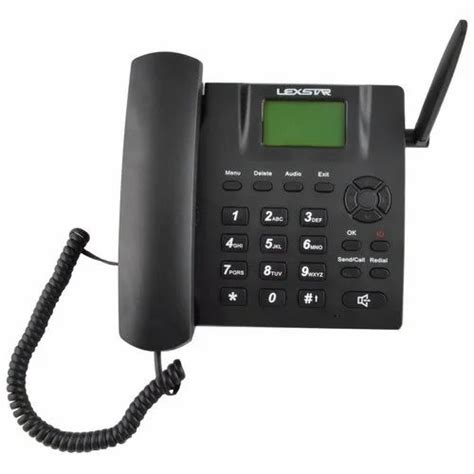 Wired Plastic Lexstar Corded Landline Phone For Office At Best Price In