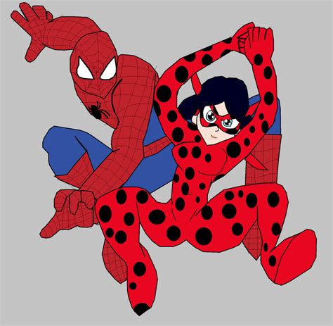 Spider Man And Ladybug Without Background By Alvaxerox On Deviantart