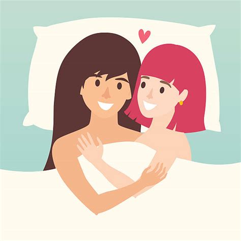 Lesbian In Bed Illustrations Illustrations Royalty Free Vector