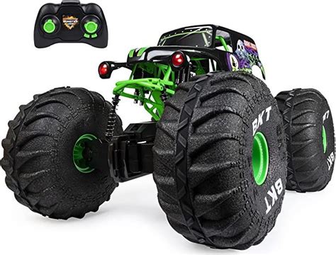 A Toy Monster Truck With Four Large Tires