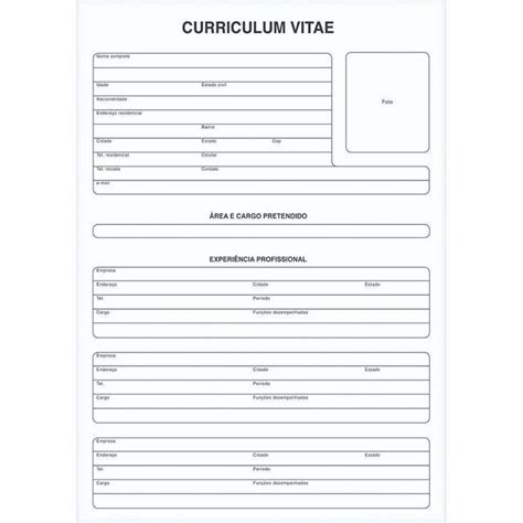 Curriculo Simples No Word 31 Modelos Para Preencher Images