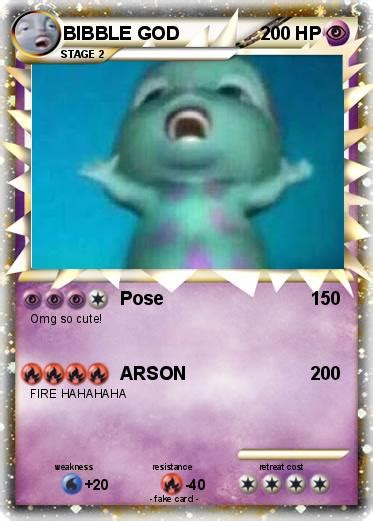 Pokémon Bibble God Pose My Pokemon Card