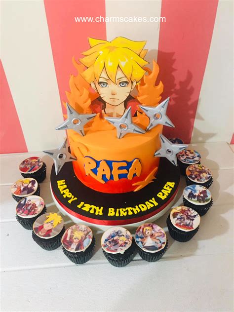 Boruto Anime Cake A Customize Anime Cake