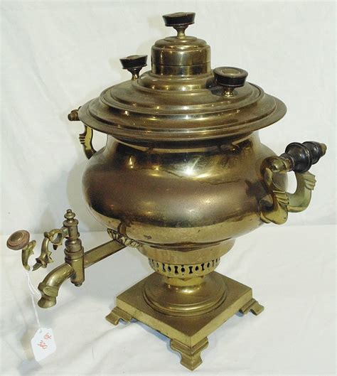 Sold Price Old Russian Brass Samovar February 6 0114 200 Pm Est