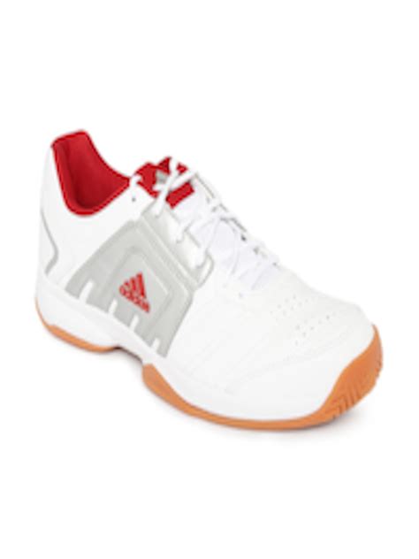 Buy Adidas Men White Baseliner Indoor Tennis Shoes Sports Shoes For