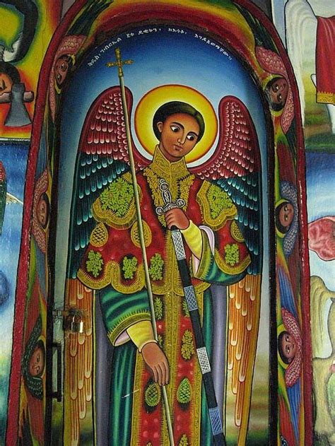 Ethopian Archangel Religious Icons Religious Art Ethiopian People