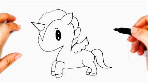 Unicorn Cartoon Cute Kawaii Drawings Kawaii Unicorn Drawing At