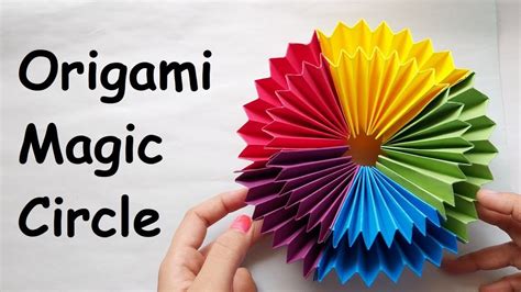 Origami Magic Circle Fireworks Easy Paper Crafts Paper