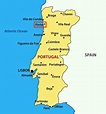Mapa de Porto Portugal - Oporto en el mapa de Portugal (Europa del Sur ...
