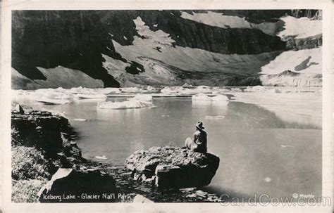Iceberg Lake Glacier National Park Mt Marble Postcard