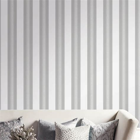 Glitter Stripe Wallpaper By Seabrook Lelands Wallpaper