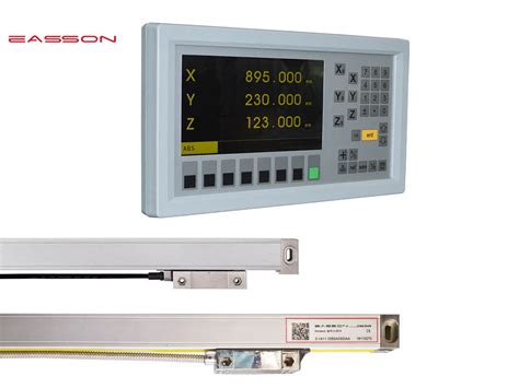 5um 1um Optical Linear Encoders With Lcd Digital Readout System