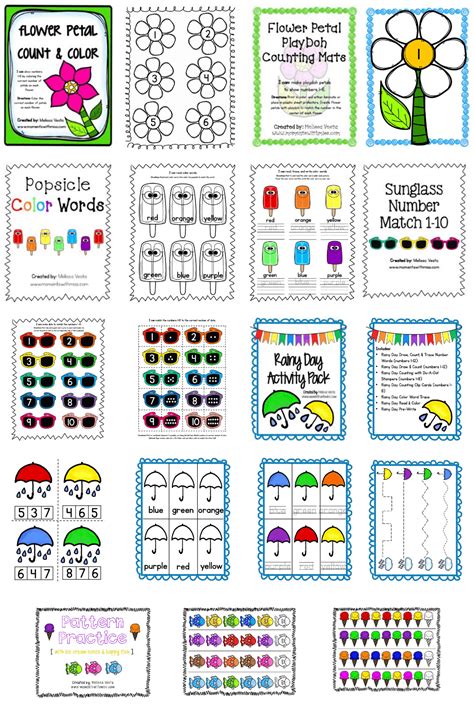 Free Toddler And Preschool Printables Vrogue