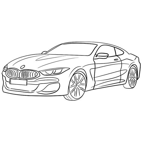 Bmw I Coloring Sheet Coloring Pages