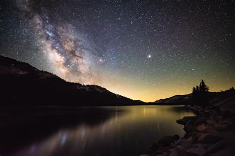Milky Way Over Tenaya Lake In Yosemite Np 6016x4016 Oc Ift