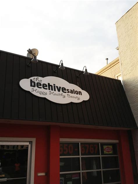 Our Gooseneck Sign Lights Mounted Outside The Beehive Salon Light
