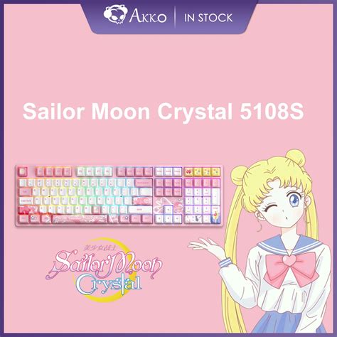 Akko Sailor Moon 5108s Hot Swappable Wired Mechanical Keyboard With Rgb