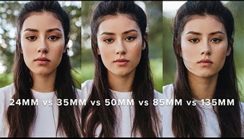 Heres How Portraits Look With A 24mm Vs 50mm Vs 85mm Vs 135mm Lens On