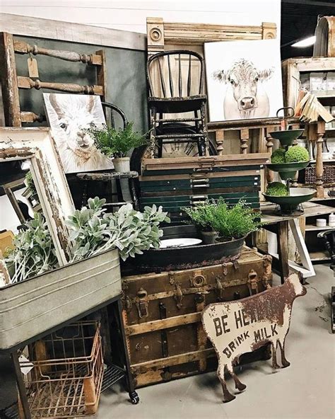 Each antique booth is unique and you will never see two booths decorated the same. The Found Cottage Vendors | Antique booth displays, The found cottage, Rustic farmhouse furniture