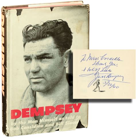 Dempsey Jack Bill Slocum Dempsey Bob Considine Told To First Edition