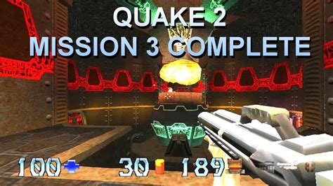 Quake 2 Gameplay Ps1 Psx Mission 3 Complete Youtube