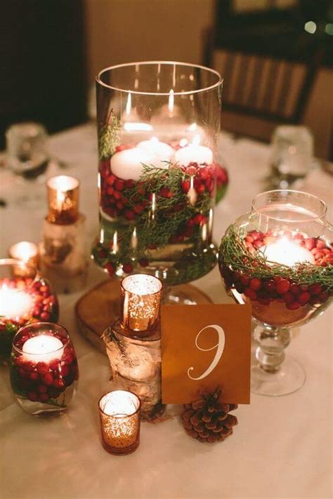 Festive Winter Wedding Centerpiece Ideas You Can Make At Home By