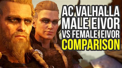 Assassin S Creed Valhalla Gameplay Male Eivor Vs Female Eivor