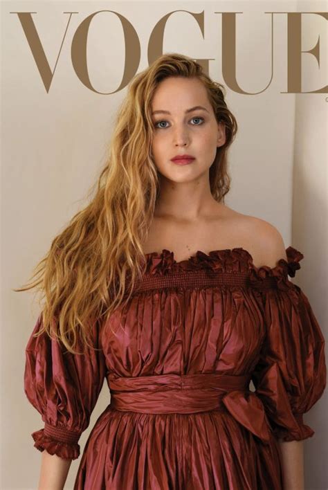 Jennifer Lawrence For Vogue Magazine October 2022 Hawtcelebs