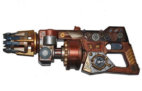 Big Steampunk Gun Cosplay Costume Prop Apocalyptic Weapon Etsy