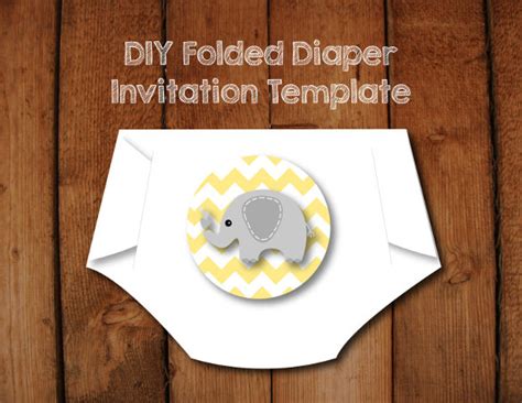 diaper invitation templates psd vector eps ai