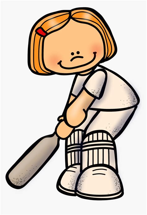 Girl Playing Cricket Clipart Free