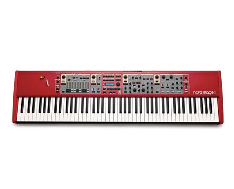 Red Keyboard Music Software Keyboard Piano Synthesizer Music